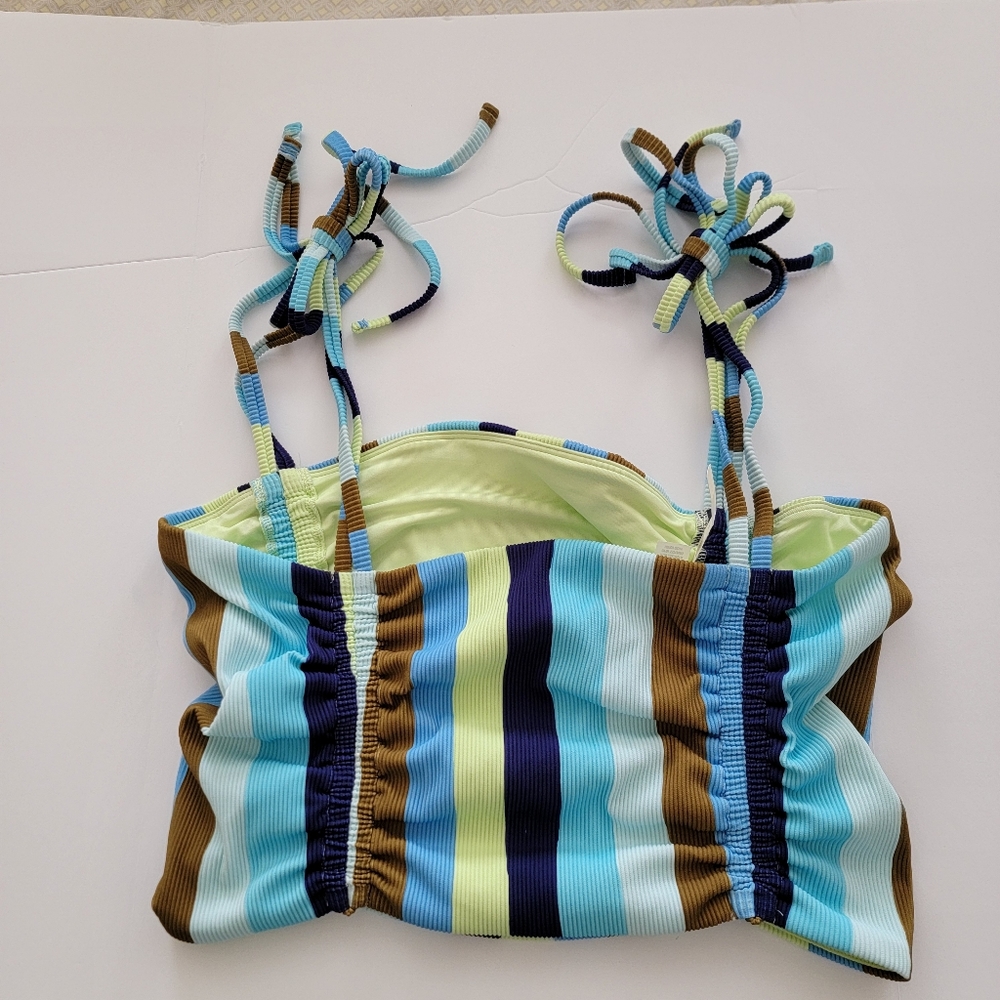 Aerie Ribbed 2 Piece Bandeau Bikini - Picture 6 of 15
